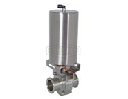 B5101-Series Butterfly Valve with Vertical Spring Return Actuation